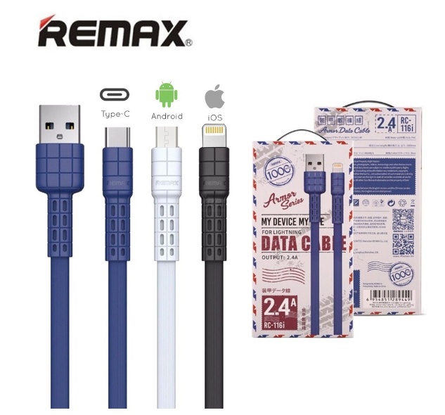 Remax-Original-Armour-Series-RC-116-100cm-24A-Fast-Charging-Data-USB-Cable-For-Lighting-iPhone-Micro-USB-Type-C-598658935_MY-1216918594