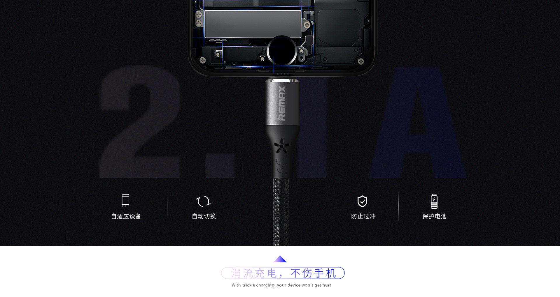 Remax-Original-RC-133i-Voice-Control-LED-Light-Flash-Cable-Fast-Data-Charging-USB-21A-1M-Cable-For-Lightning-iPhone-600710307_MY-1223622339