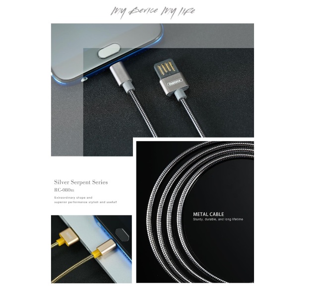 Remax-Original-Silver-Serpent-Metal-RC-080-21A-Fast-Charge-Data-Cable-For-Lightning-iPhone-Micro-USB-Type-C-Cable-598698619_MY-1216958103